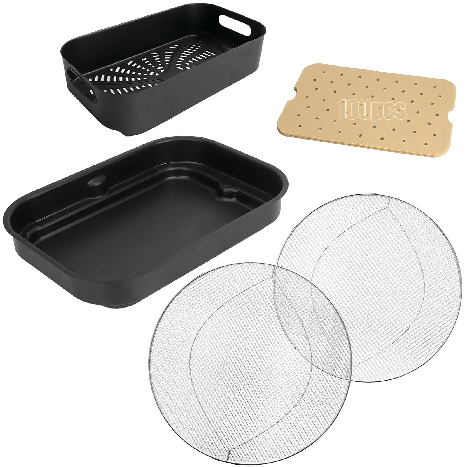 Amazon.com : Splatter Shield & Grill Cooking Pot and Combo Crisper