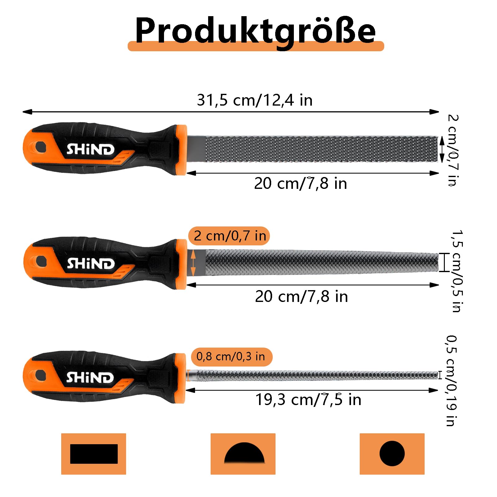 Raspa per Legno, Set di Raspe in Metallo da 200 mm, Set di Lime per Legno Terry da 3 Pezzi, Tra Cui Raspa Piatta, Raspa Semitonda e Raspa Tonda, Raspa in Metallo, per Lavorazione del Legno
