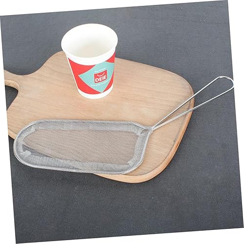 Miniatura 9 de 2 unidades de acero inoxidable Colador de fideos Fry Basket Contenedor de freidora de acero inoxidable Cesta para freír Mini cesta cuadrada de papas