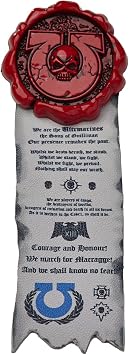 Starforged Compatible with Warhammer 40k Purity Seals Ultramarines Pin Badge/Sticker 1PC