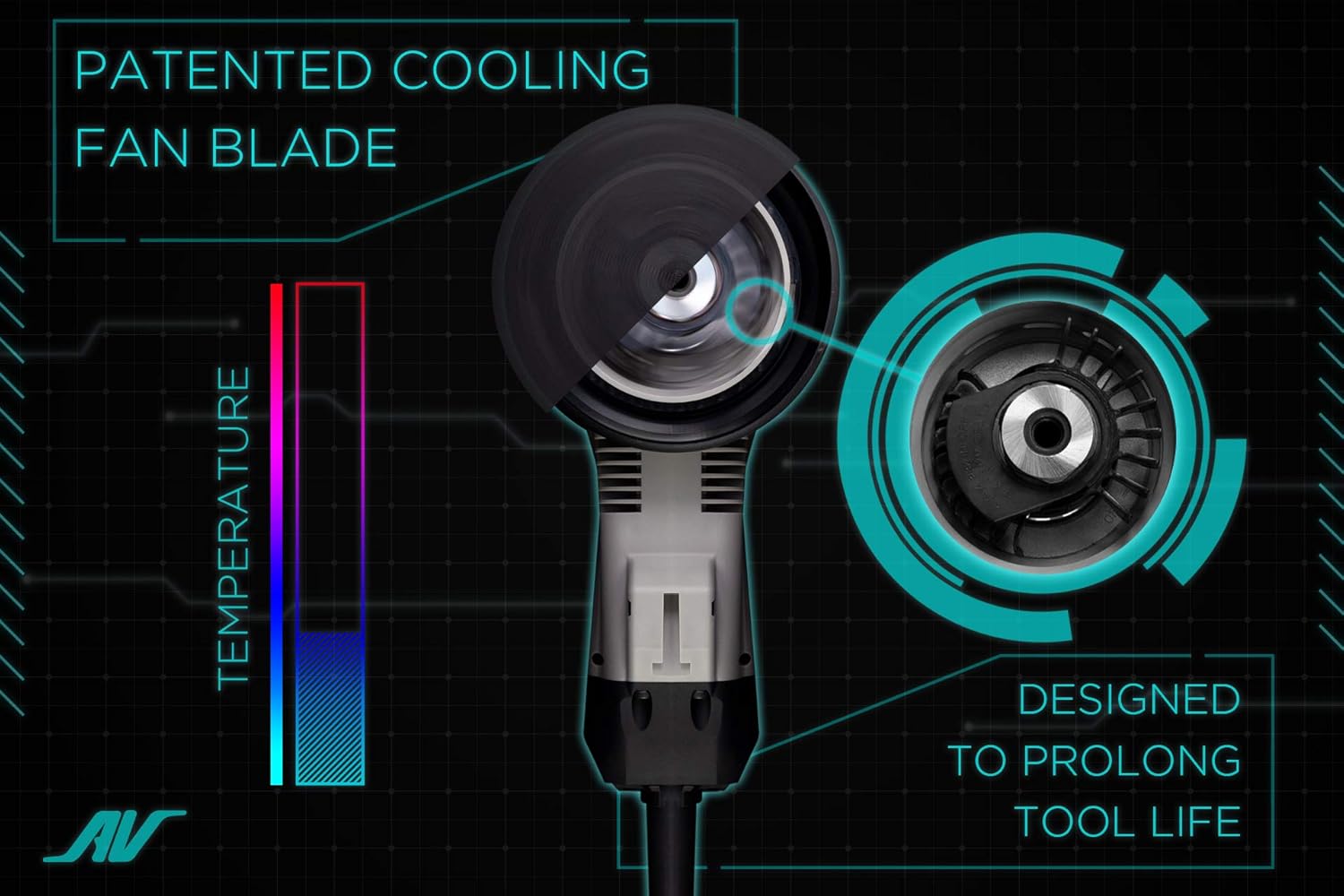 80% оƒƒ Dіѕсоunt AirVANTAGE 6 Palm-Style, 2nd Generation Industrial Advanced Electric Sander Central-Vacuum with Low-Profile Pad (3/32- PSA Vinyl)