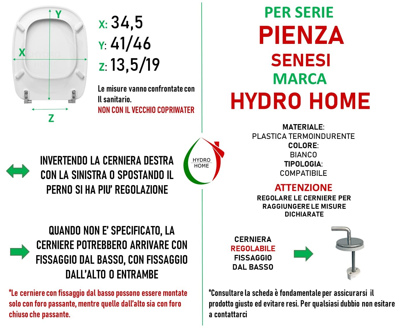 Pienza Senesi termoutwardzalny biały