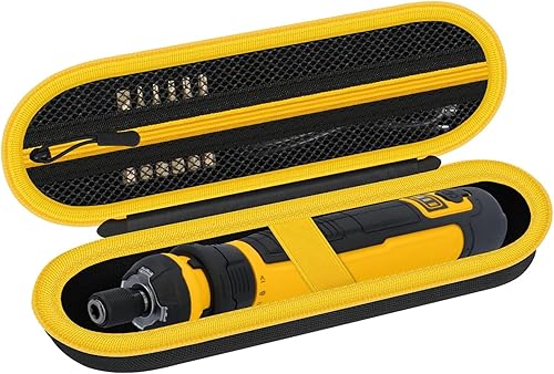 Miniatura 2 de Funda para destornillador inalámbrico DEWALT (DWHT66719) y puntas de destornillador, almacenamiento de herramientas impermeable a prueba de golpes