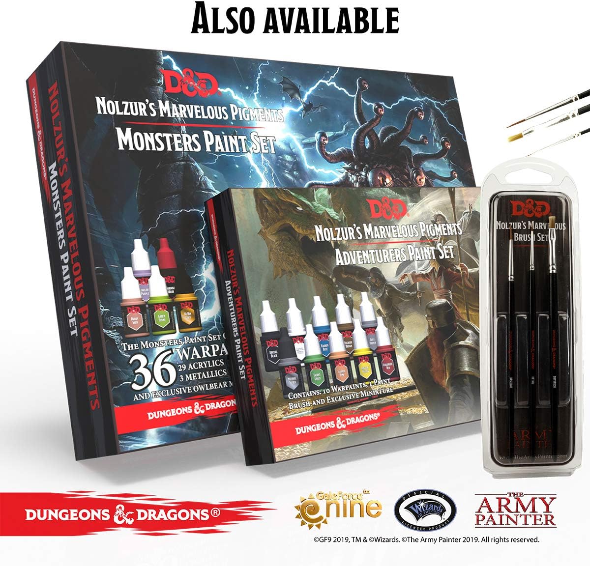 The Army Painter Dungeons and Dragons Nolzur’s Marvelous Pigments Underdark Paint Set