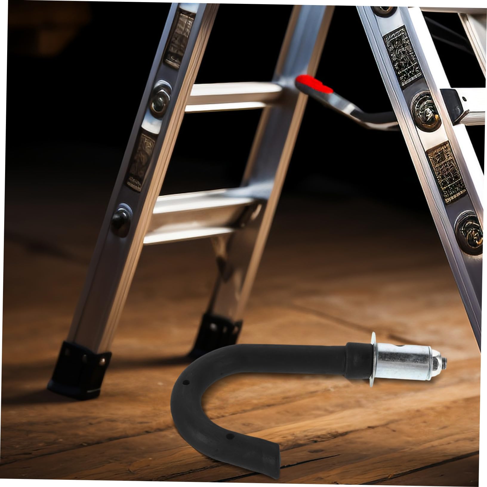 Scala telescopica Ganci staccabili per scale per tetto Garage Ganci per letto a castello Stabilizzatore antiscivolo Gancio di estensione resistente per uso esterno