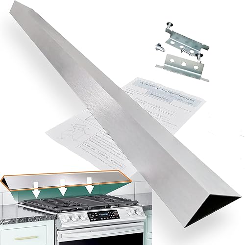 W10113901A - Kit de molduras de llenado trasero de 30 pulgadas, tira de llenado universal para espacio entre la estufa deslizante y la pared,