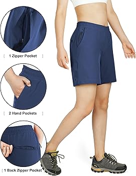 Pantalones Cortos De Senderismo De Golf Para Mujer