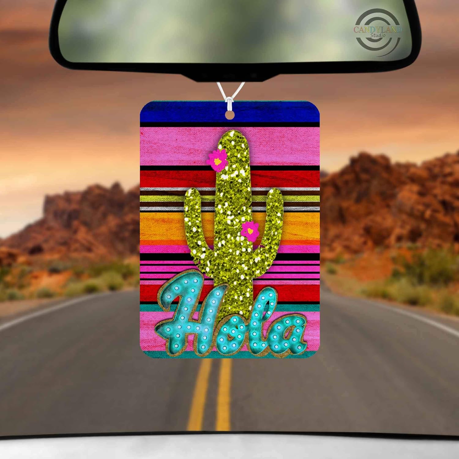 Candyland Studio Sublimation Air Freshener Blanks 50 Pack Starter Kit 100% Polyester Felt Infusible DIY HTV Inks Heat Press