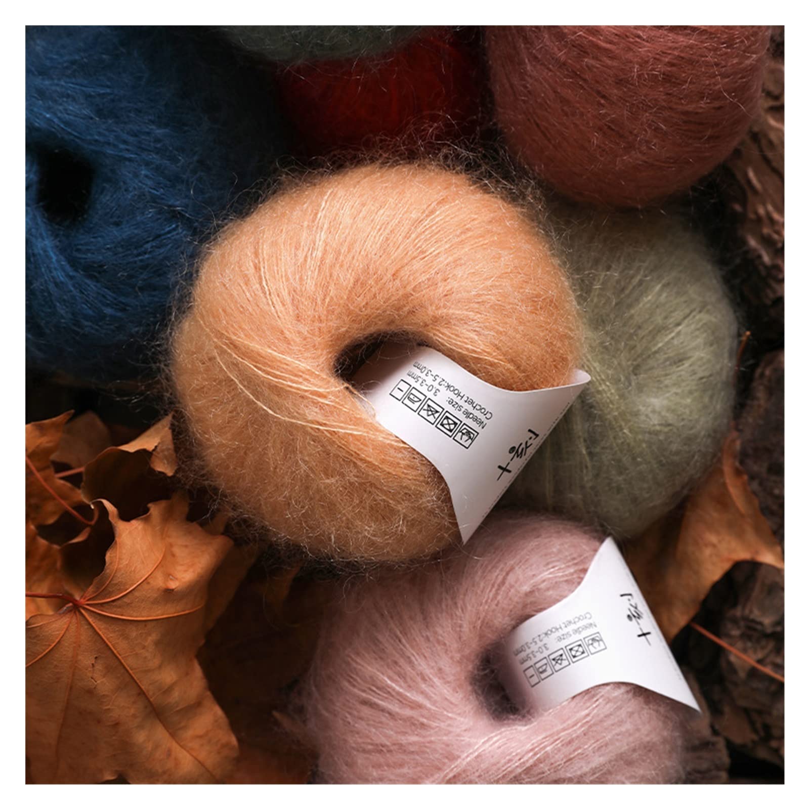 Silk Mohair Fil de Laine crochette de Crochet for Tricoter châle de Pull 20g / Balle Laine Fils (Color : 14)