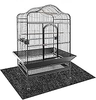 Betagt 30x36 Inch Waterproof Bird Cage Floor Mat - Absorbent Non-Slip Felt Liner for Pet Kennels, Reptiles, Aquariums & Floor Protection