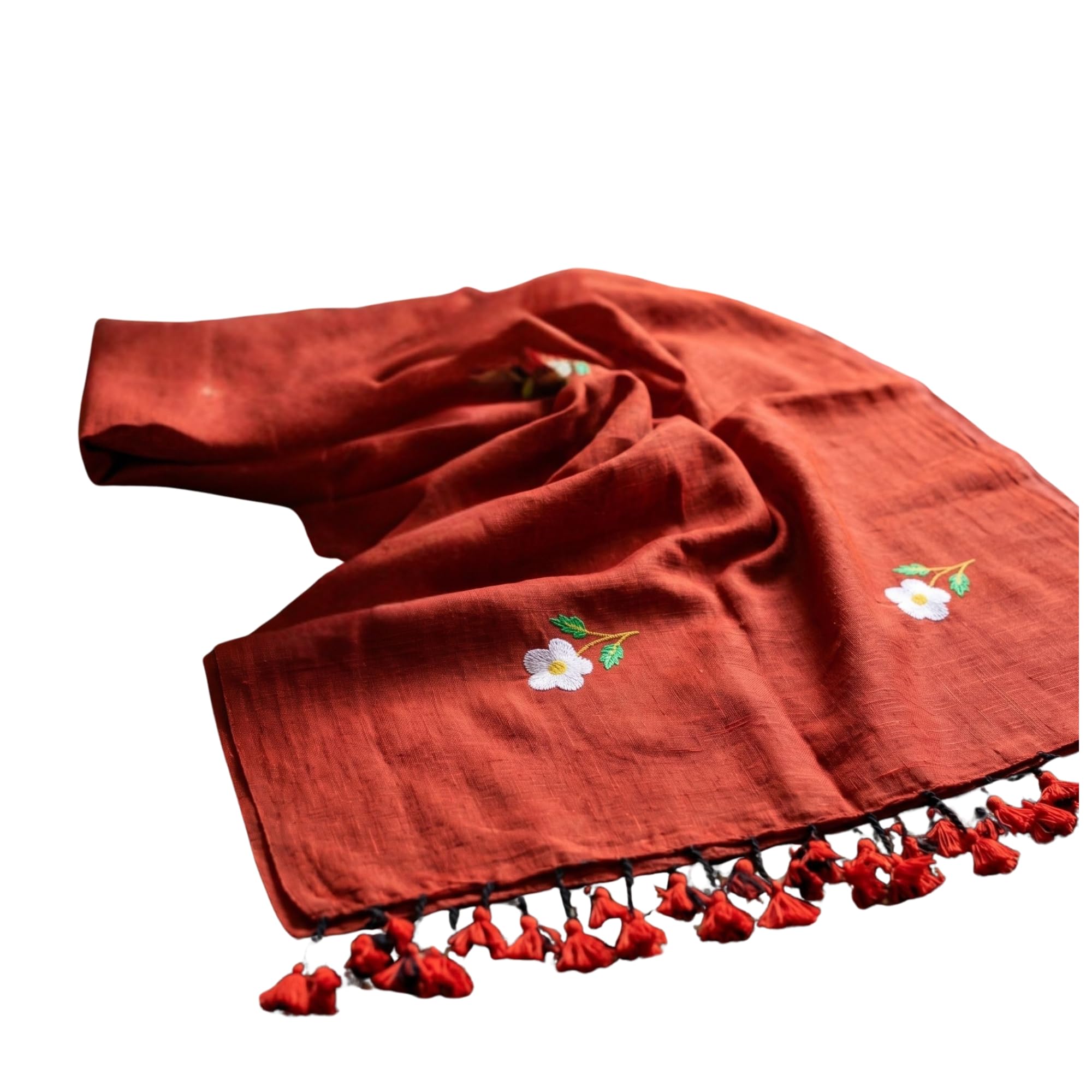 harnarmade Embroidered Pure Cotton Saree-picture-13