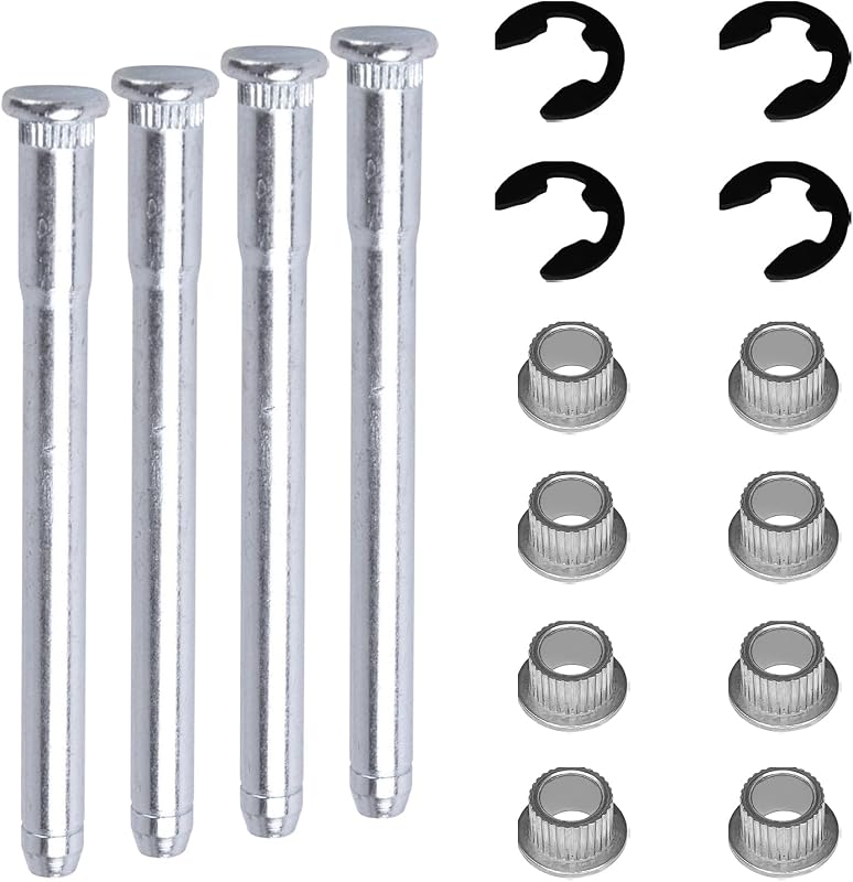 Kit de pinos e buchas da dobradiça da porta UZZH para Chevrolet e GMC C1500, C2500, K1500, K2500 e K3500 – 16 peças