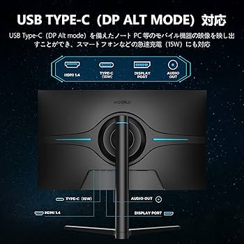 Amazon.co.jp: KOORUI ゲーミングモニター 27 インチ フルHD VA 非光沢