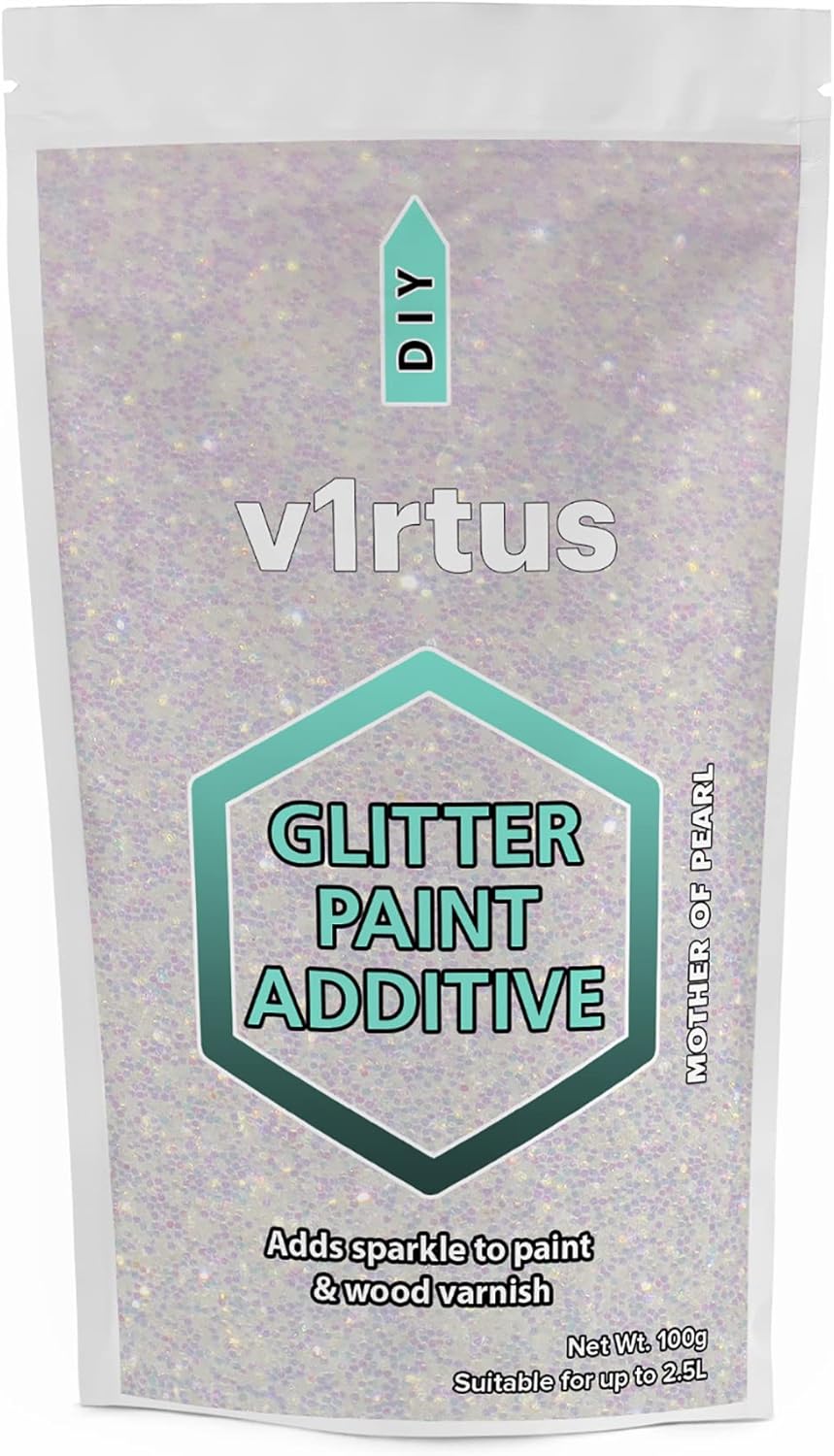 v1rtus Glitter Paint Additive 100g (Mother Of Pearl) Amazon.fr