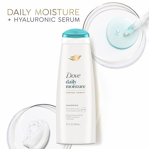 Miniatura 3 de Dove Champú Nutritive Solutions Daily Moisture hidratante para cabello seco 12 onzas líquidas 4 unidades