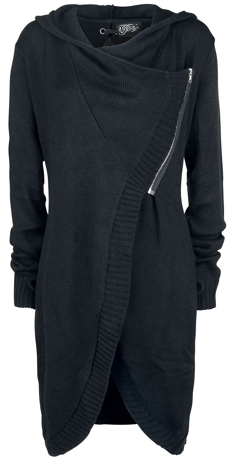 Radhika Cardigan Frauen Cardigan schwarz Basics, Casual Wear, Rockwear