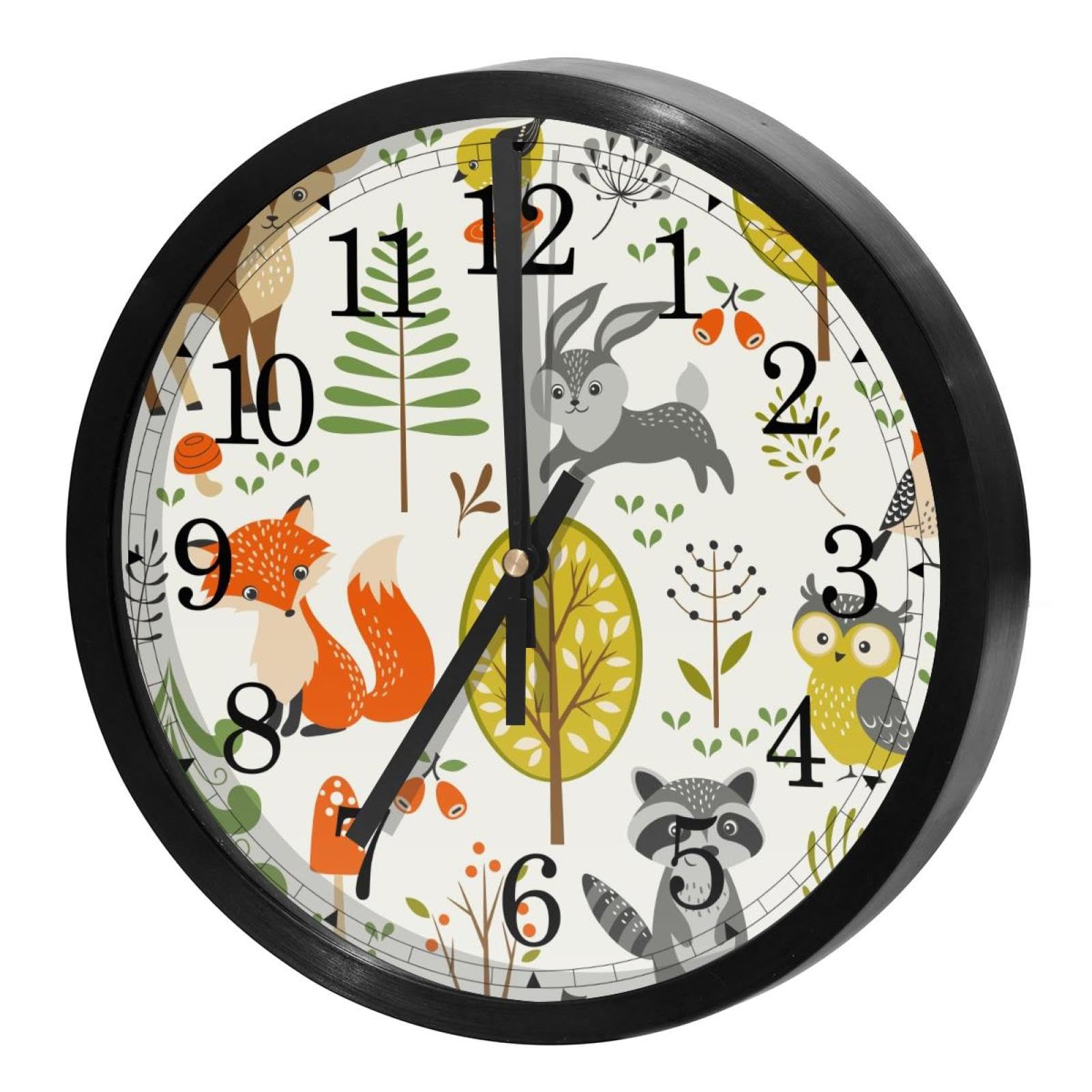 Horloge murale silencieuse contre les troubles du sommeil pour chambre et bureau