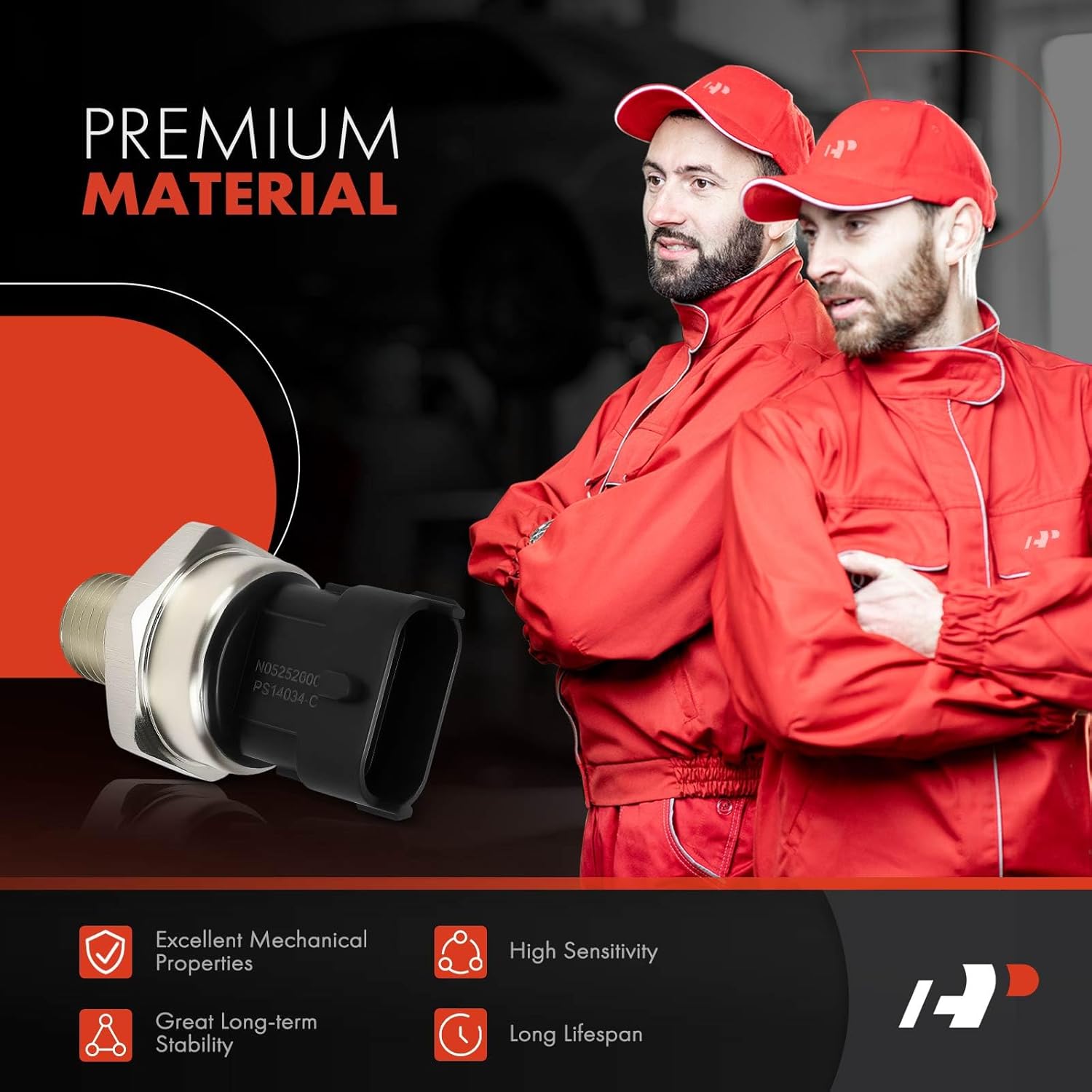 A-Premium Engine Oil Pressure Switch [3 Pins] Compatible with Ford F-150 2015-2017, Explorer 2016-2019, Escape, Fusion, Edge, Mustang & Lincoln MKZ, MKX, MKC, Nautilus, Continental