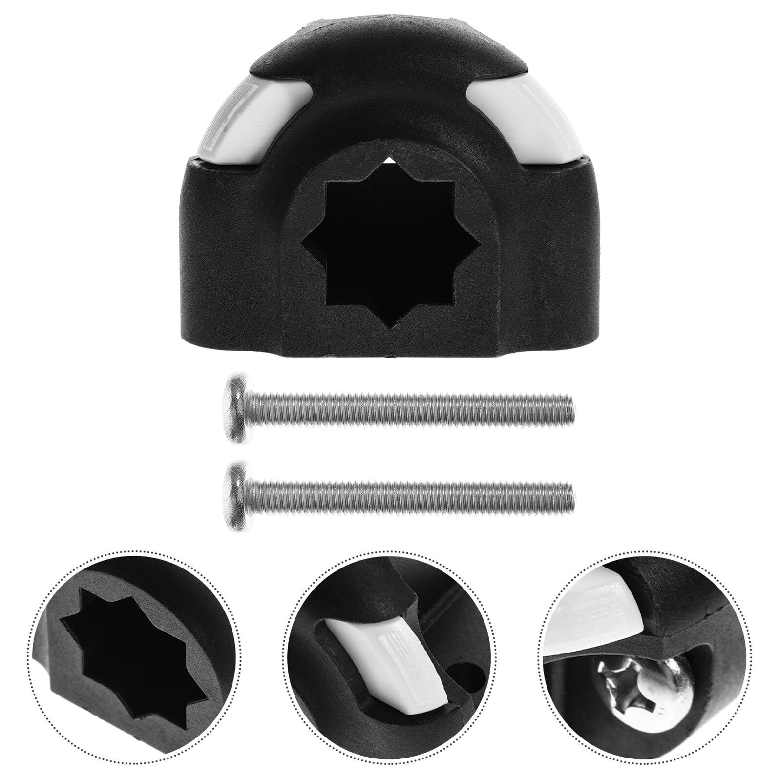 ifundom Soporte para Fácil para al de Instalar Pesca Adecuado y Kayak de Cañas Pescar Portátil de Abs, Resistente en Aire Libre Mar