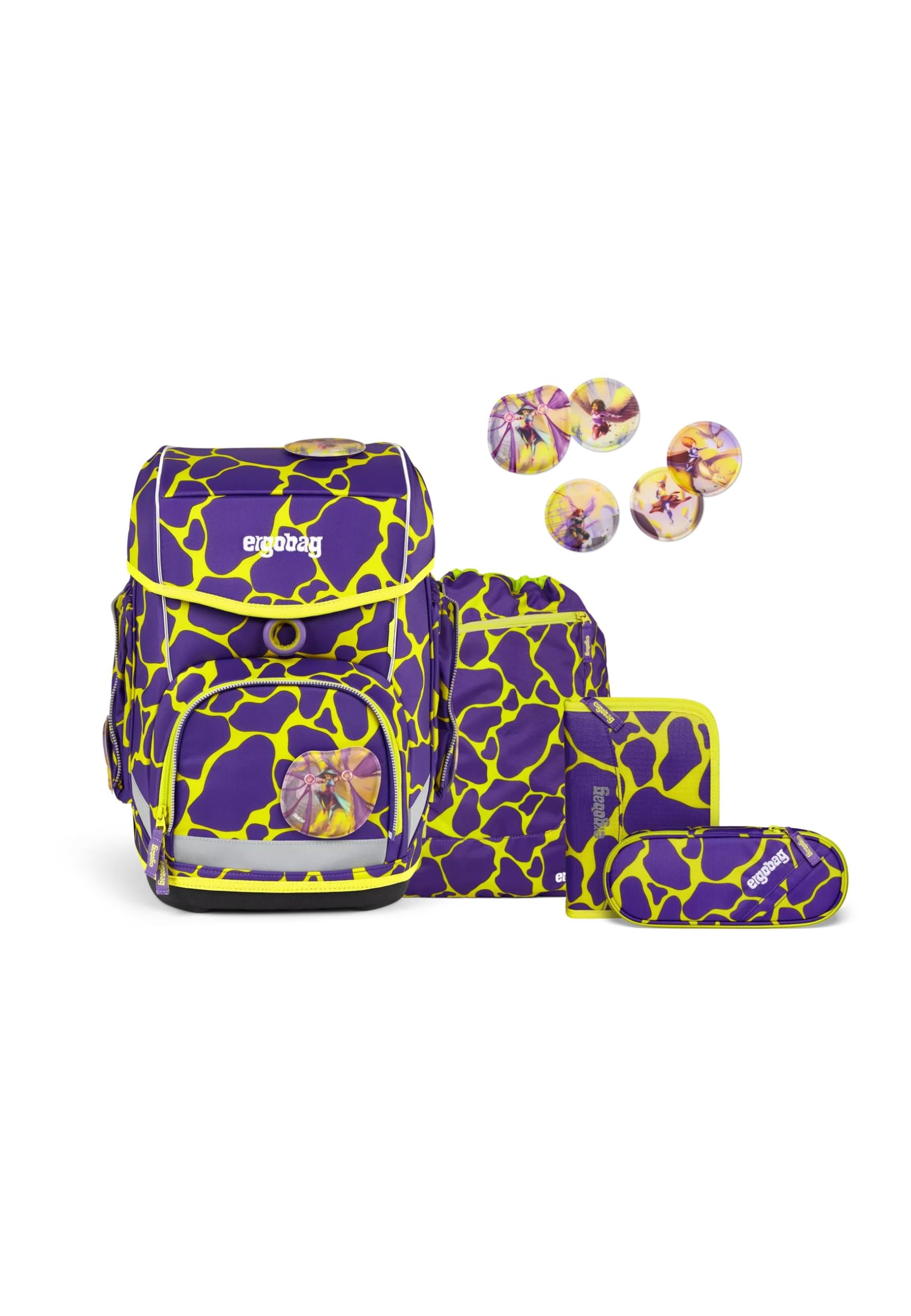 ergobag set zaino scolastico cubo set