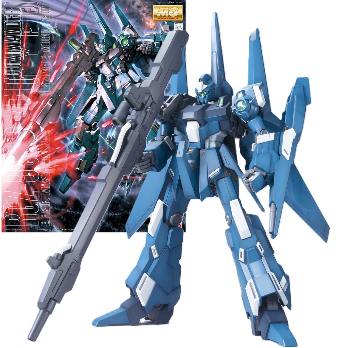Amazon | 【MG】RGZ-95C リゼル隊長機 1/100スケール 色分け済み