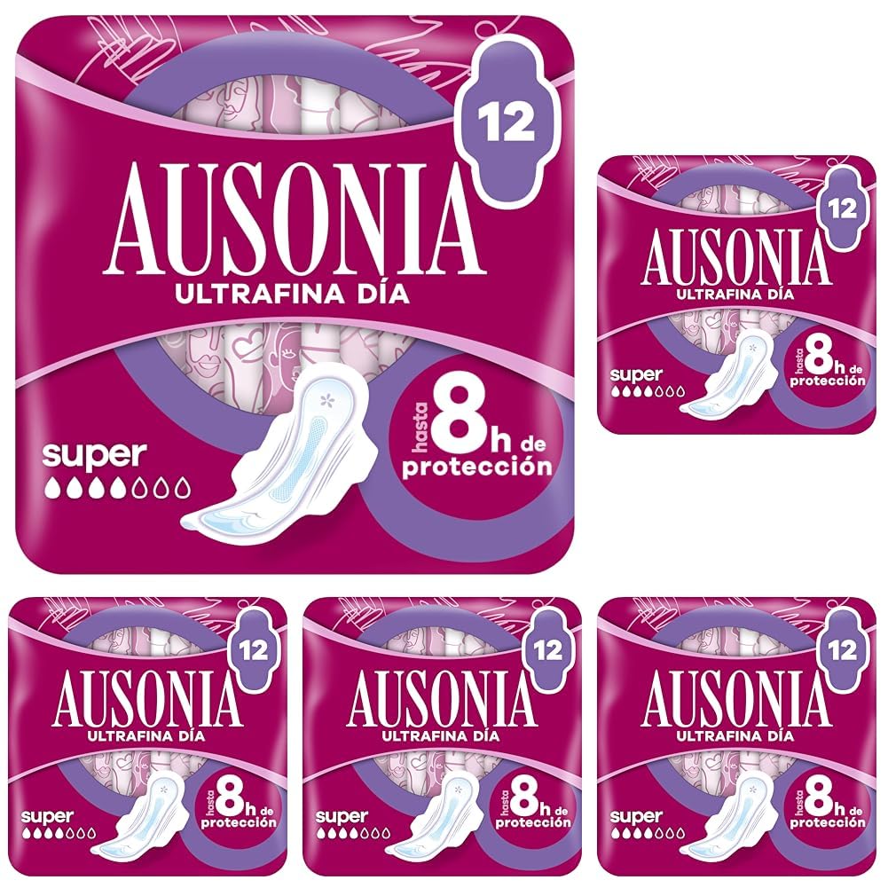 Ausonia Compresas Ultrafina Super Con Alas, 12 unidades, Para Protección Durante El Día, Hasta 8 Horas De Protección — view 10