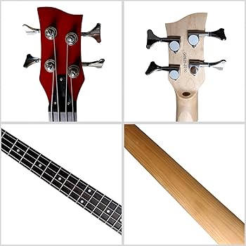 Amazon | トラベルミニエレキベースギターマホガニーボディ24