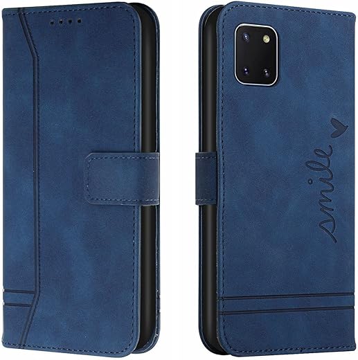 حافظة حماية من اوكاي لهاتف سامسونج جالاكسي نوت 10 لايت قابلة للطي الجلد الصناعي مع فتحات للبطاقات مضادة للصدمات جالكسي...