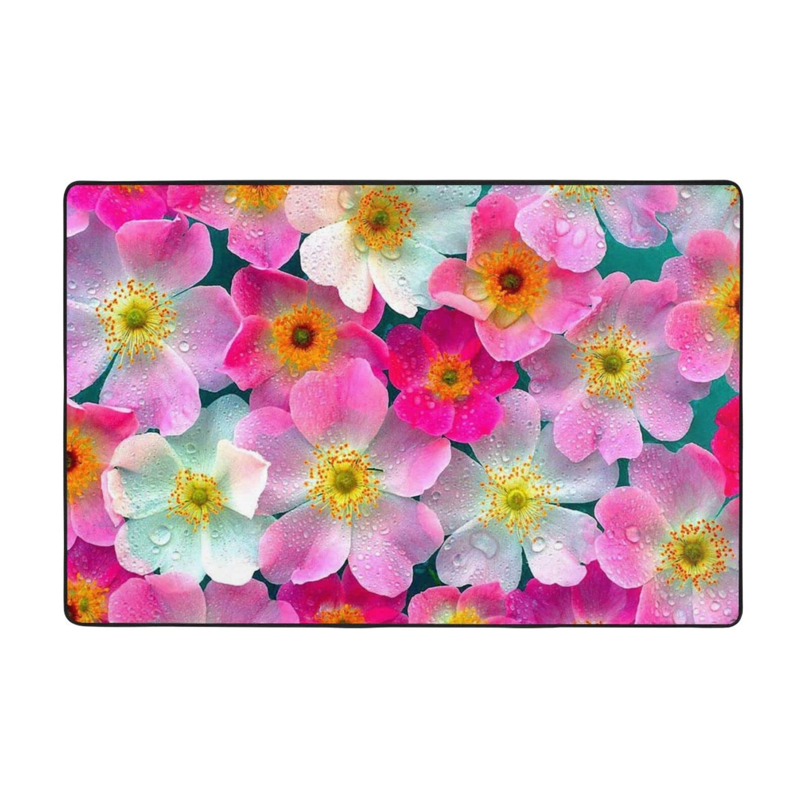 Tapis en flanelle douce de 91,4x61 cm pour la décoration du salon et de la chambre