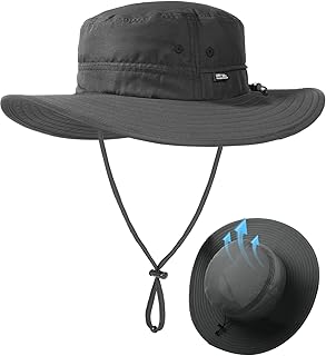 FURTALK Sun Hats for Men Women Packable Wide Brim Summer UV Protective Bucket Hat UPF 50+ Hat for Fishing Hiking OEKO-TEX STANDARD 100