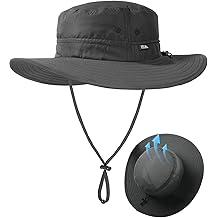 Sun Hats for Men Women Packable Wide Brim Summer UV Protective Bucket Hat UPF 50+ Hat for Fishing Hiking