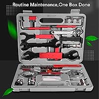 Vista 7 de 45 Piece Multi Functional Bike Repair Tool Kit with Storage Case - Essential Maintenance Tools for Road and Mountain Bikers