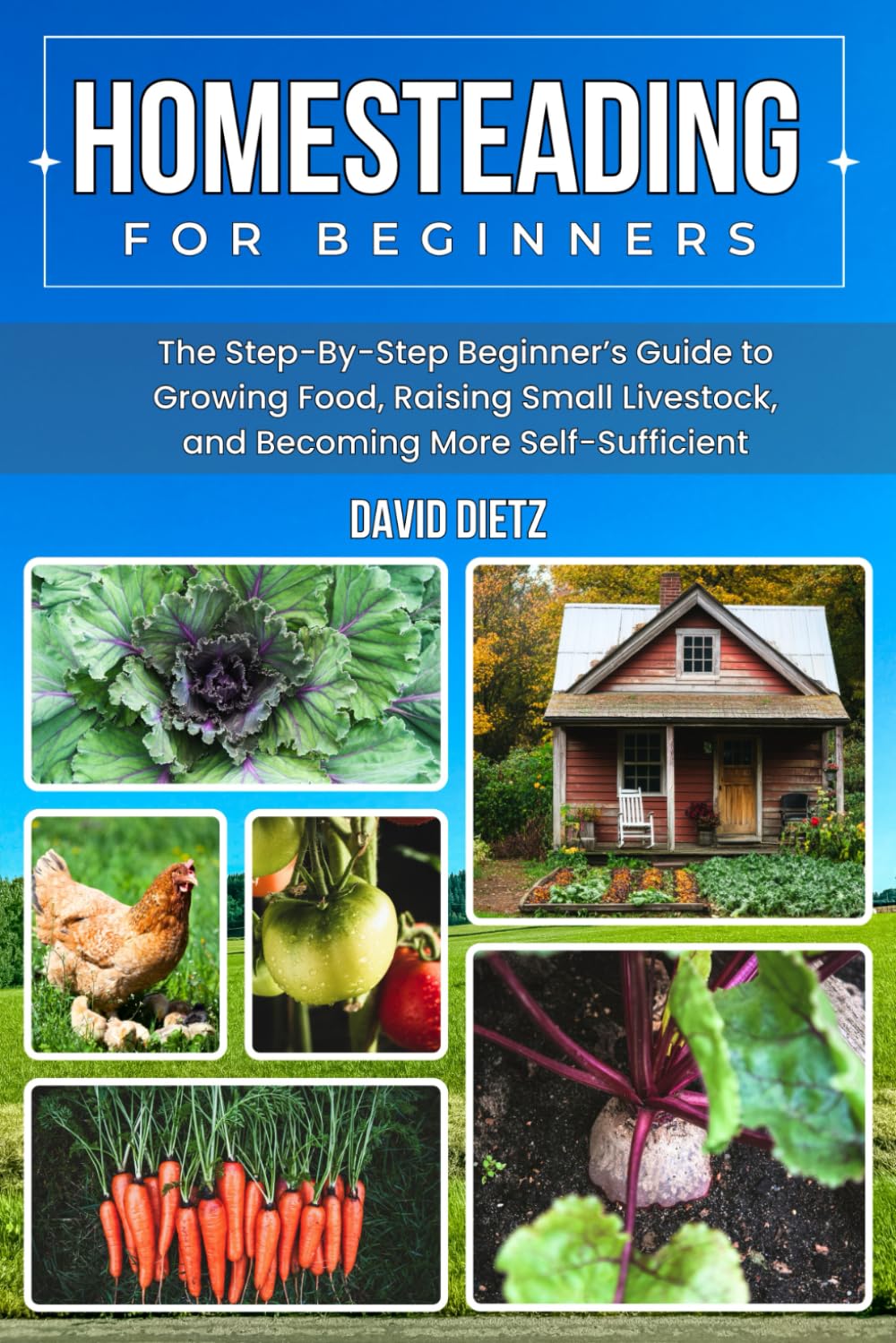 Homesteading For Beginners: The Step-By-Step Beginner’s Guide to Growing Food, Raising Small Livestock, and Becoming More Self-Sufficient Without Prior Experience, Acres of Land, or a Huge Budget      Paperback – March 31, 2025
