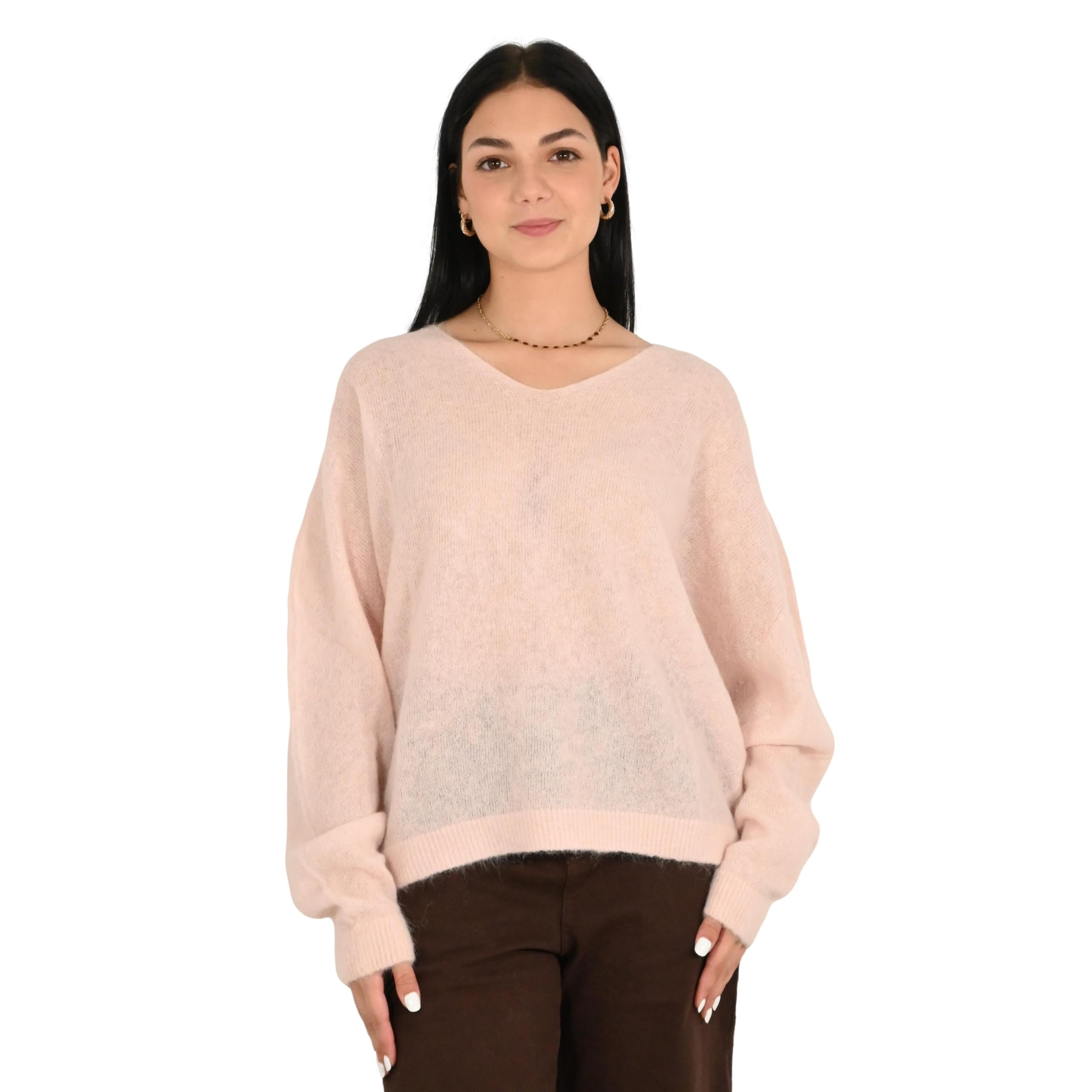 Kontatto maglia donna rosa confetto 3M1769C