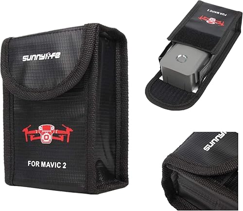 Miniatura 2 de RotorLogic Mavic 2 LiPo - Bolsa de almacenamiento de seguridad para batería de vuelo DJI Mavic 2 Pro/Zoom Drone (2 unidades)