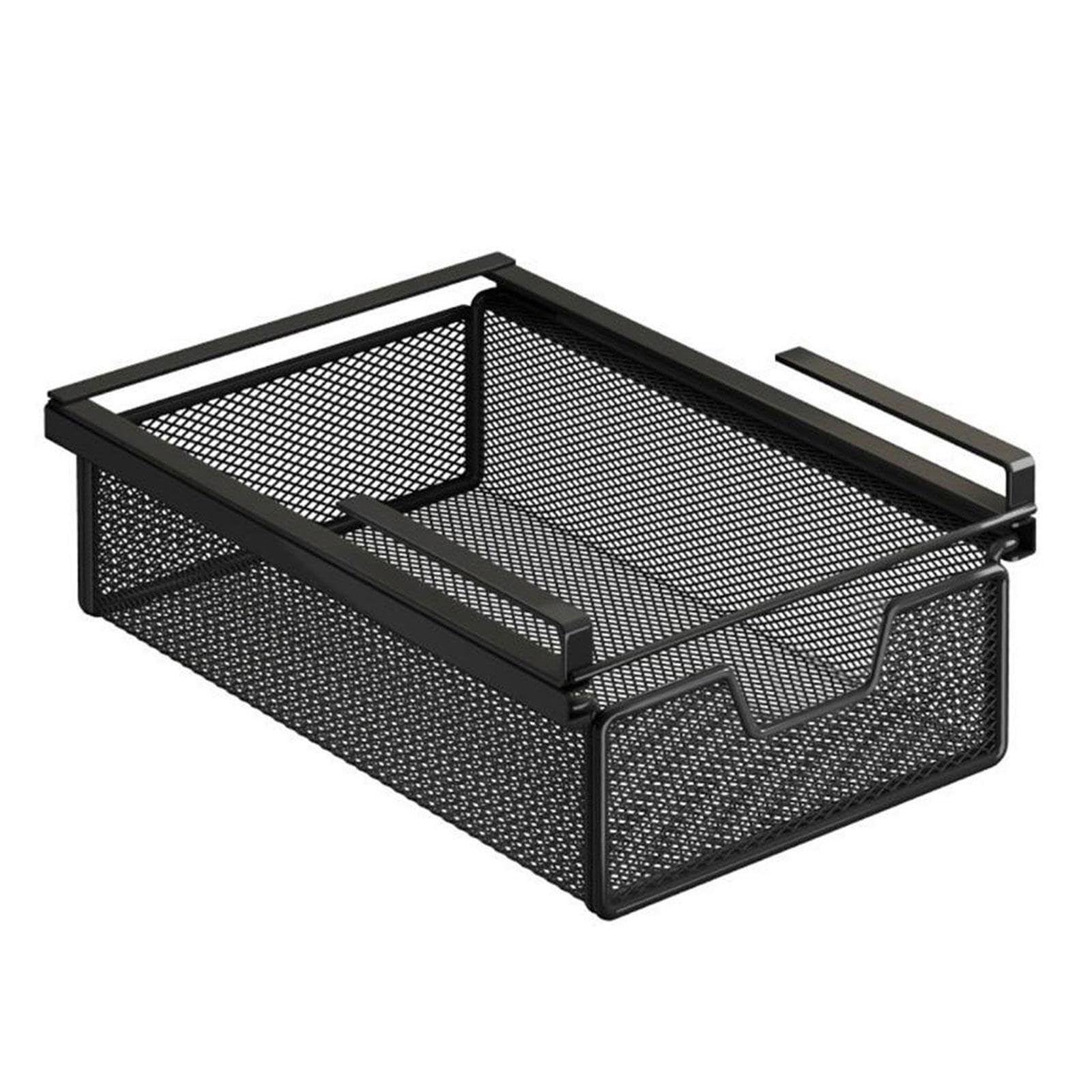 LOVIVER Cajón Colgante Canasta Deslizante Debajo de Estante Organizador de Almacenamiento de Ropa Interior Organizador de Almacenamiento para Encimera de Cocina, Lavandería, Dispensa