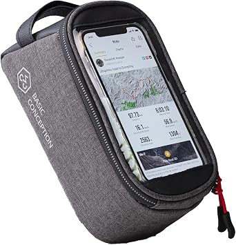 XOSS Bike Phone Front Frame Bag Bicycle Phone Holder Bike Phone Mount, Bike Phone bag Bike Accessories