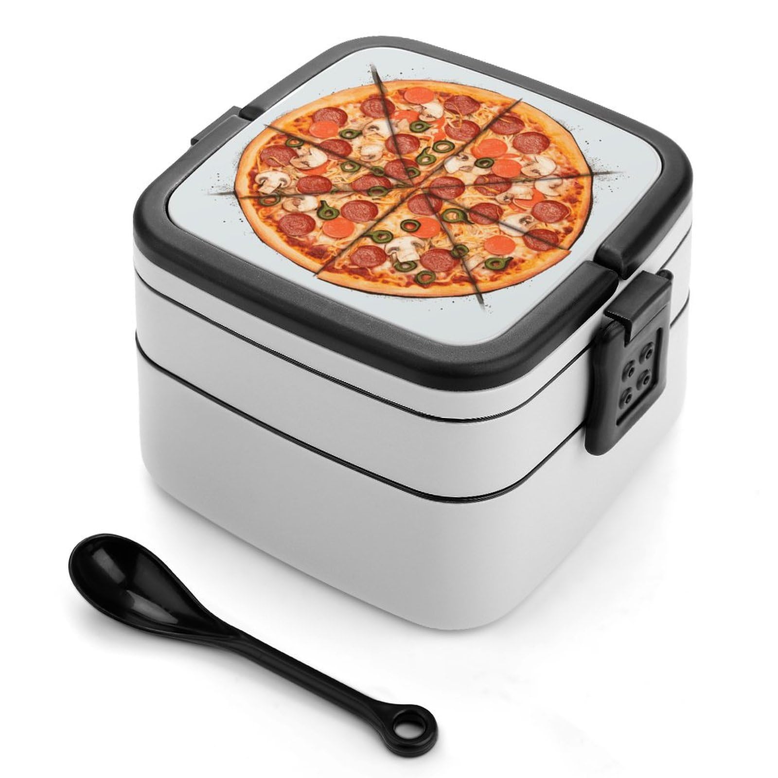 Amazon.com: GFLFMXZW I Love Pizza Bento Box Adult Lunch Box All-in