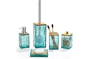 Teal Blue Beach Bathroom Accessories
