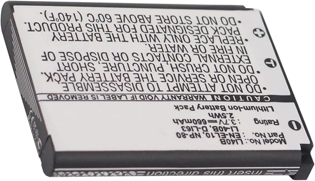 VINTRONS Replacement Battery for AGFA A1255W, E1045, E1045W, E1055, E1055W, E1255, E1255W, E1276, E1276W