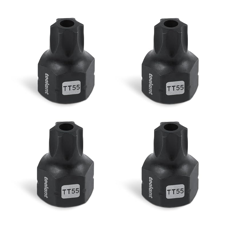 Jogo de Soquetes com Ponta Torx TT55 toolant com Encaixe de 9,5 mm (3/8 pol.) e 4 Peças