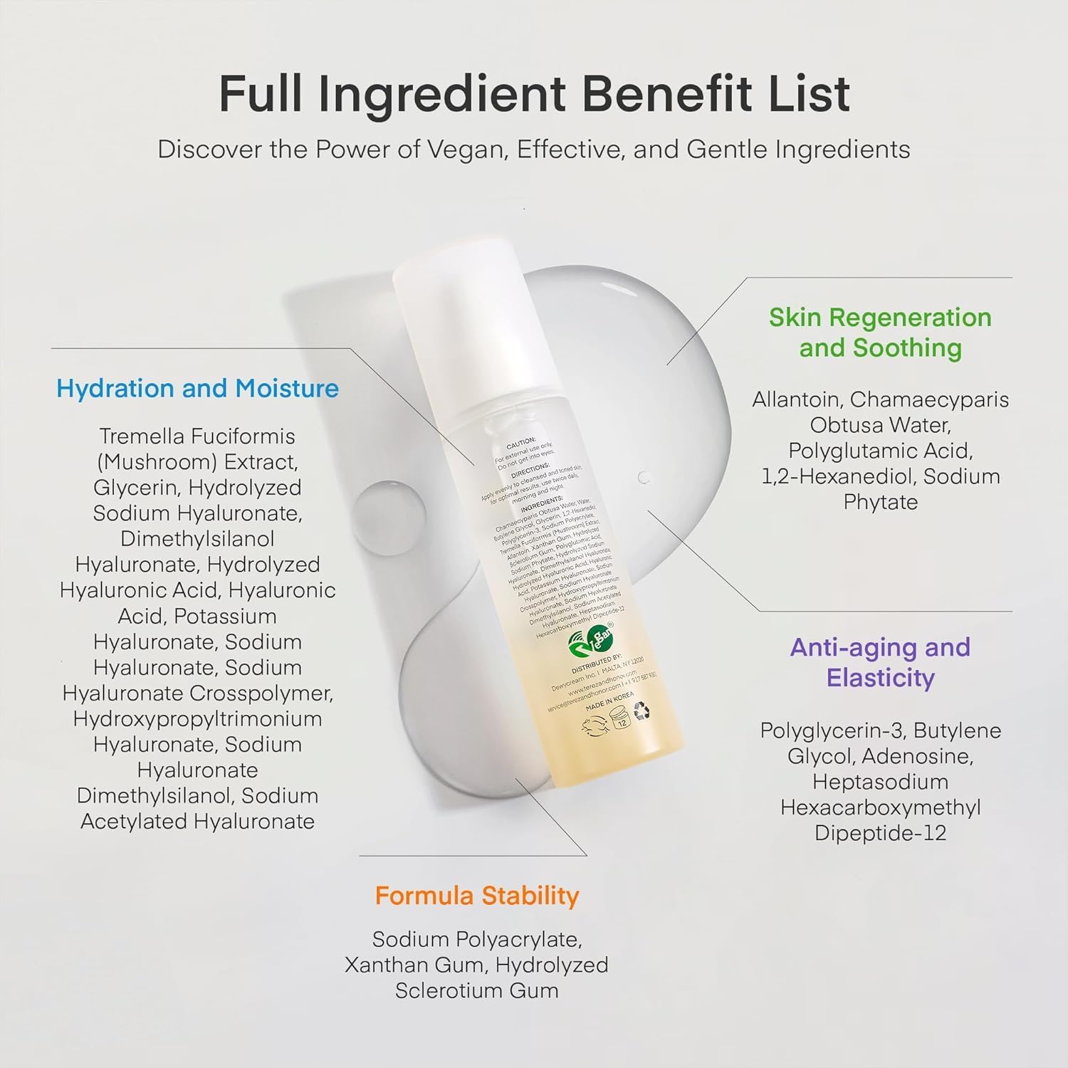 TEREZ & HONOR Collagen Night Wrapping Peel Off Mask & TremellaGlo Essence Face Serum Day & Night Glow Duo, for Elasticity, Hydrating & Glow, Korean Skincare, Dermatologist Tested 6.8 FL OZ/200mL