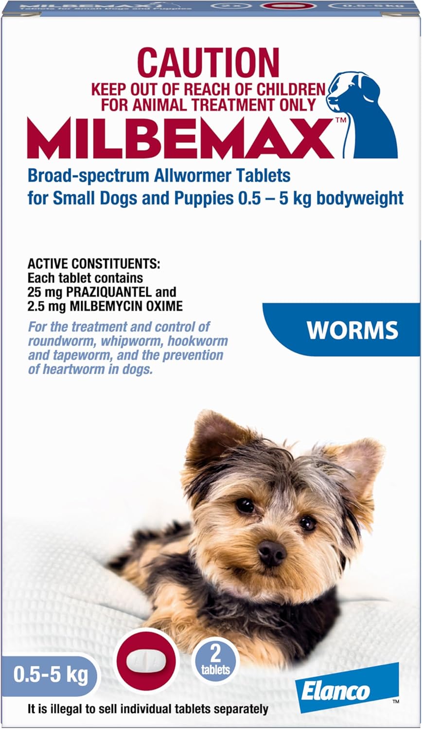 Milbemax All Wormer 2 Tablets for Dogs, 2 count Pet Supplies