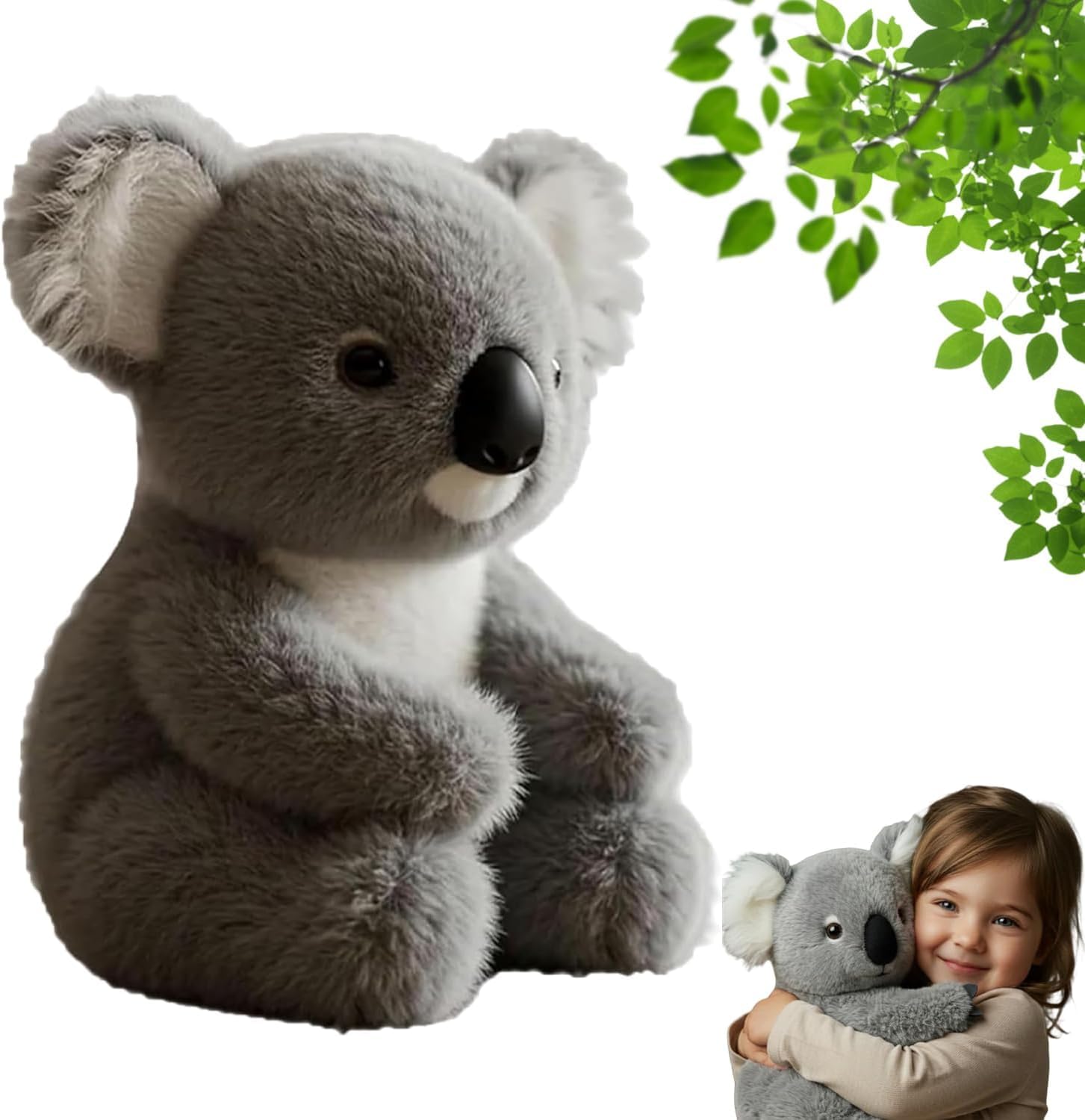 Koaly AI Plush - Peluche thérapeutique émotionnelle avec mouvements réalistes de Koala - Peluche Interactive Ultra-Douce pour soulager Le Stress et l'anxiété - Cadeau Koala câlin réaliste pour Enfant Koaly AI Plush - Peluche thérapeutique émotionnelle avec mouvements réalistes de Koala - Peluche Interactive Ultra-Douce pour soulager Le Stress et l'anxiété - Cadeau Koala câlin réaliste pour Enfant