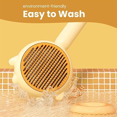 Miniatura 5 de Awishday - Cepillo limpiador de pelo de mascotas Awishday para gatos, acurrucados y maullidos, cepillo suave para gatos, cepillo para gatos con