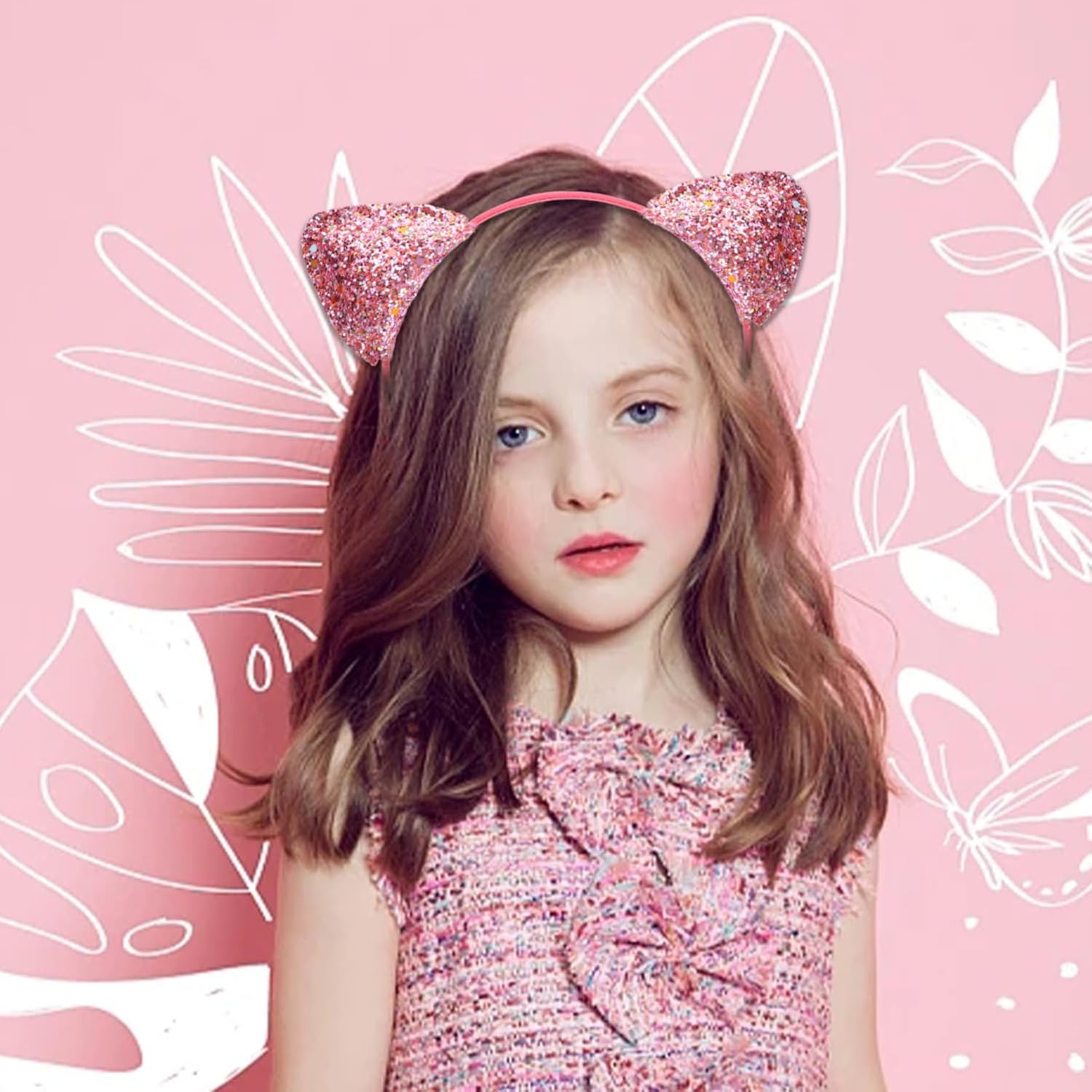 Glitter Cat Ears Headband