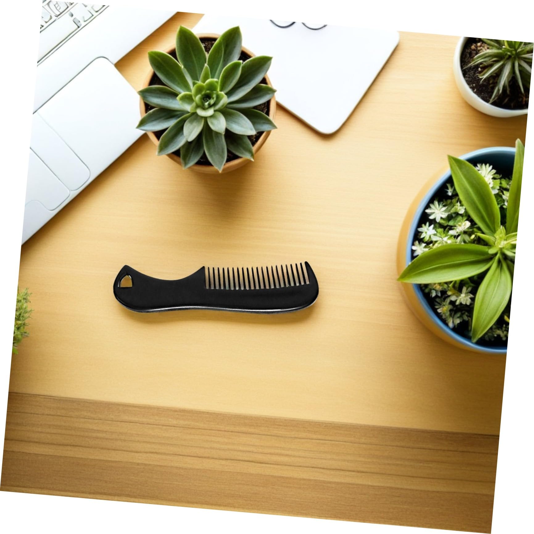 Healeved 50pezzi Pettine Da Viaggio Per Barba Da Design Compatto e Pratico Accessorio Per Della Barba Per Uso Quotidiano e Movimento