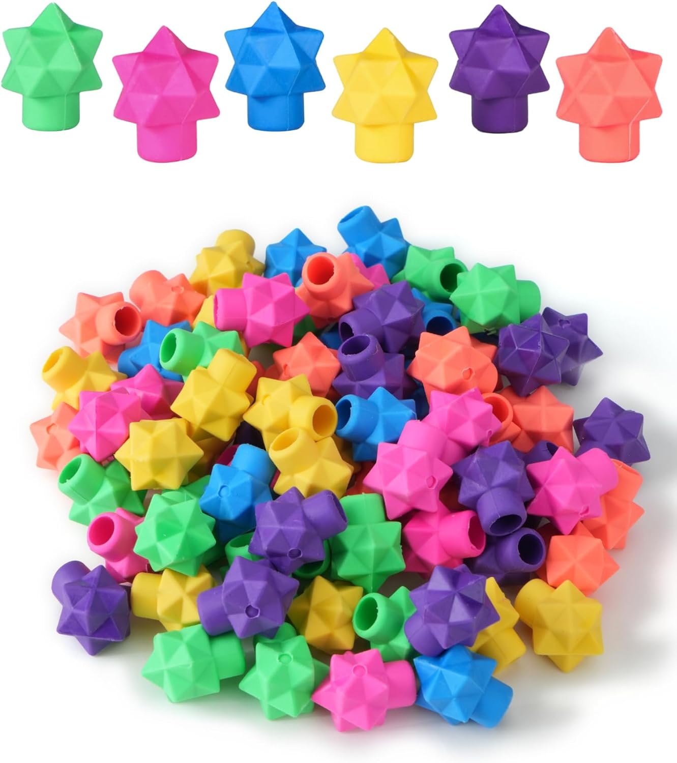 Mr. Pen- Pencil Top Erasers Bulk, 102 Pack, Latex-Free