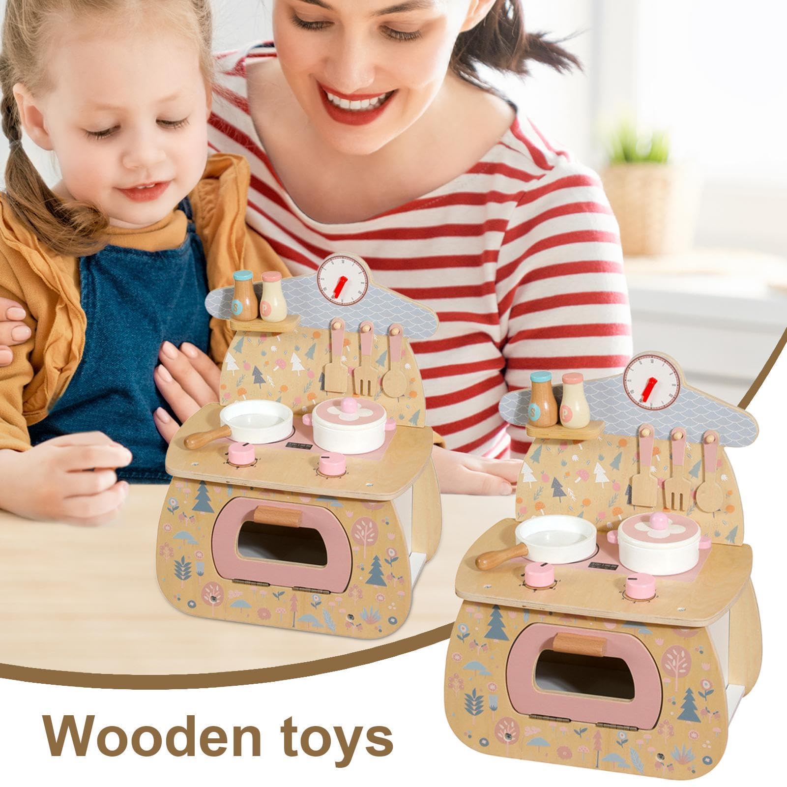Cucina e pasticceria per, utensili da cucina per bambini - Set da cucina | per alimenti per fingere di giocare in modo sicuro - Set da cucina robusti per kit da cucina