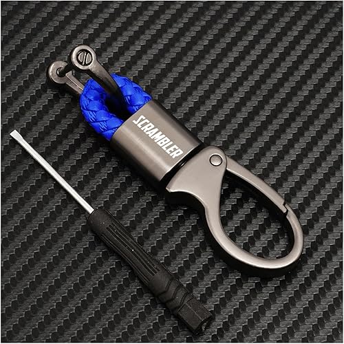 Miniatura 4 de Llavero de metal para Ducati Scrambler 400 800 1100, llavero de metal, anillos de cuerda, accesorios de motocicleta 2023